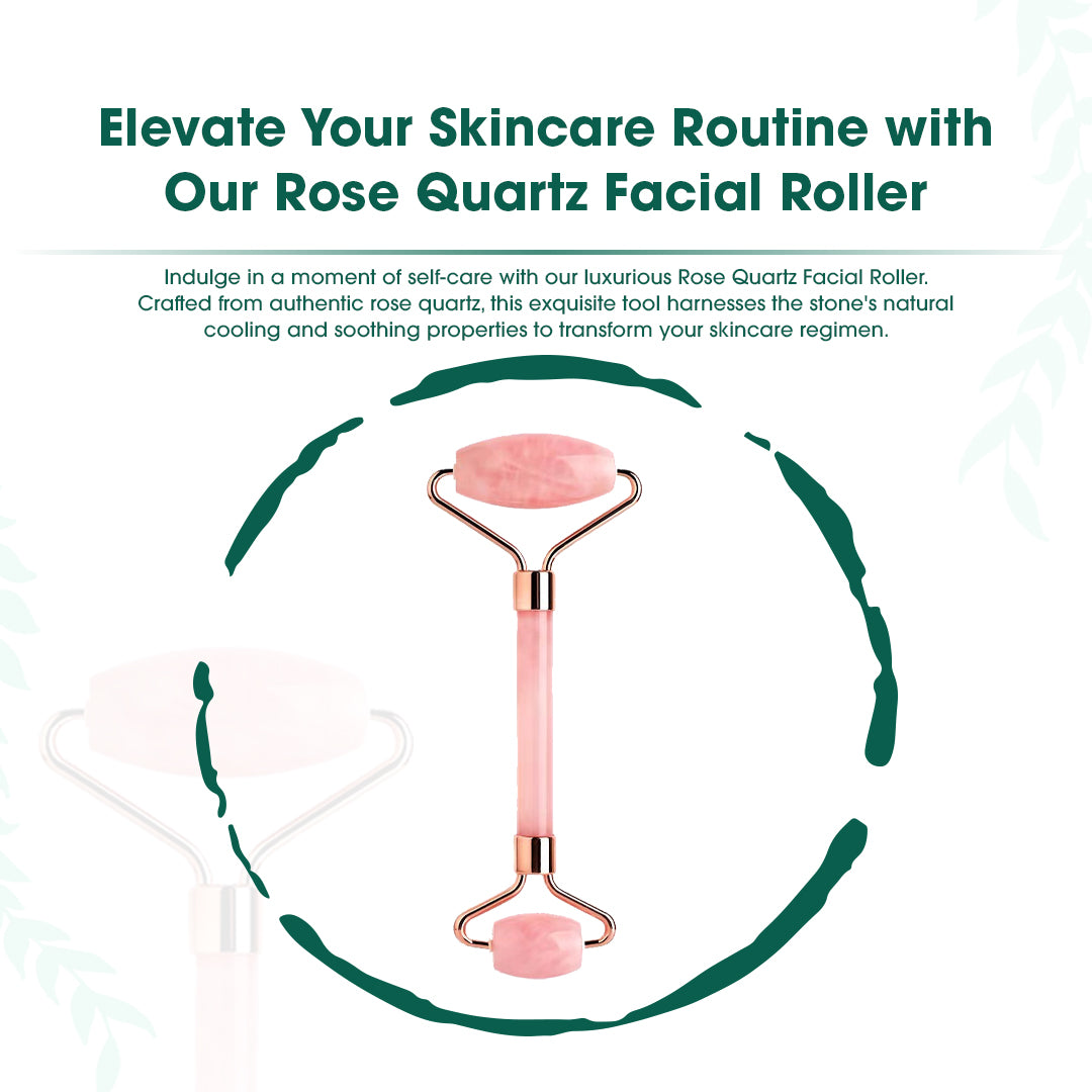 Urban Trendly Rose Quartz Face Roller Skincare Women