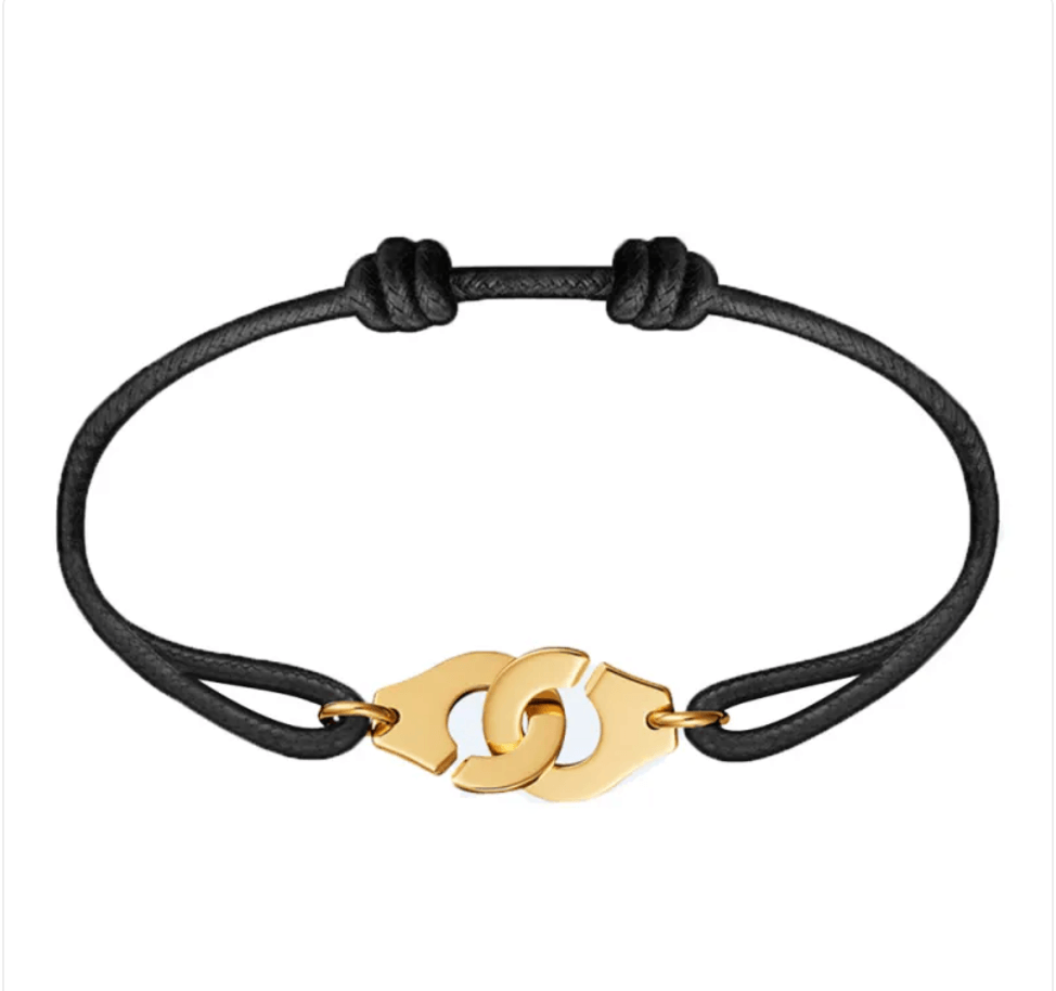 Urban Trendly Couple Leather Bracelet Stainless Steel