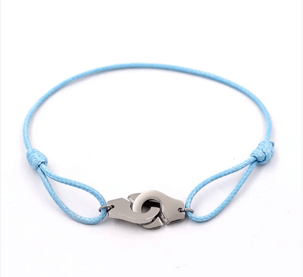 Urban Trendly Couple Leather Bracelet Stainless Steel