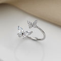 Urban Trendly S925 Sterling Silver Butterfly Ring Women
