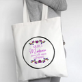 Urban Trendly Fleur Canvas Tote Bag Minimalist Women