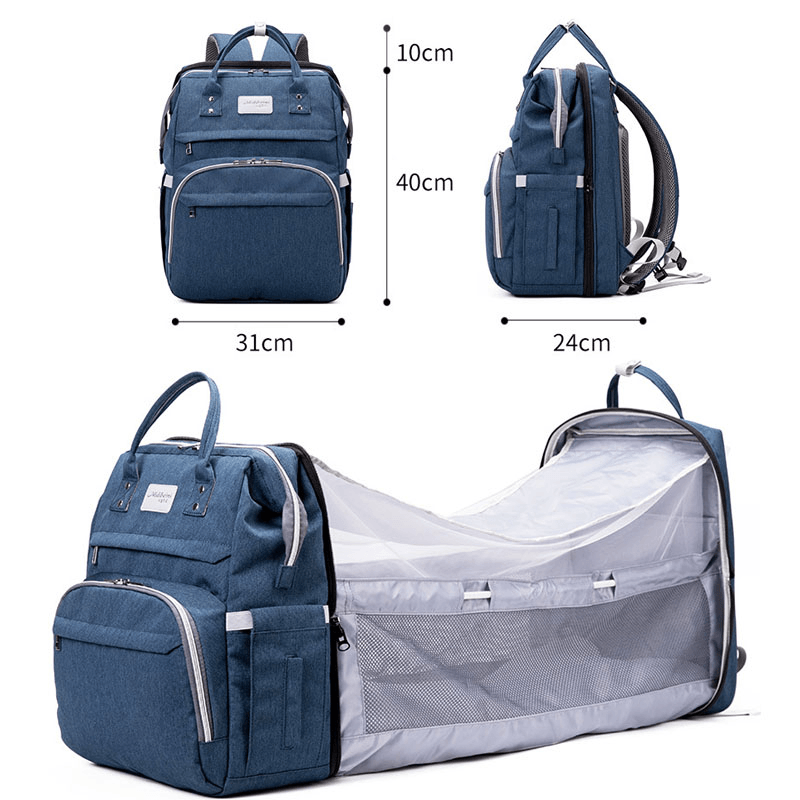 Urban Trendly Waterproof Travel Diaper Bag Portable Crib