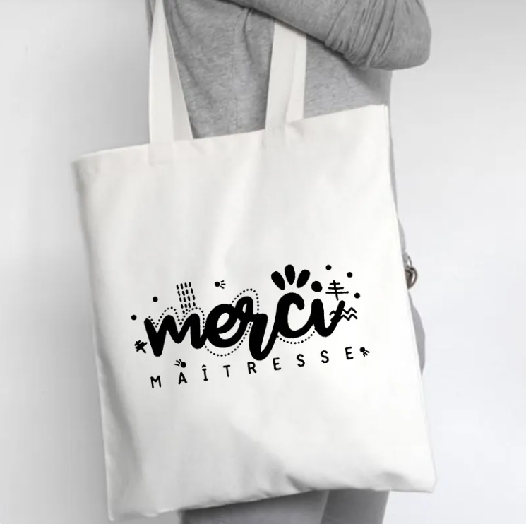 Urban Trendly Fleur Canvas Tote Bag Minimalist Women