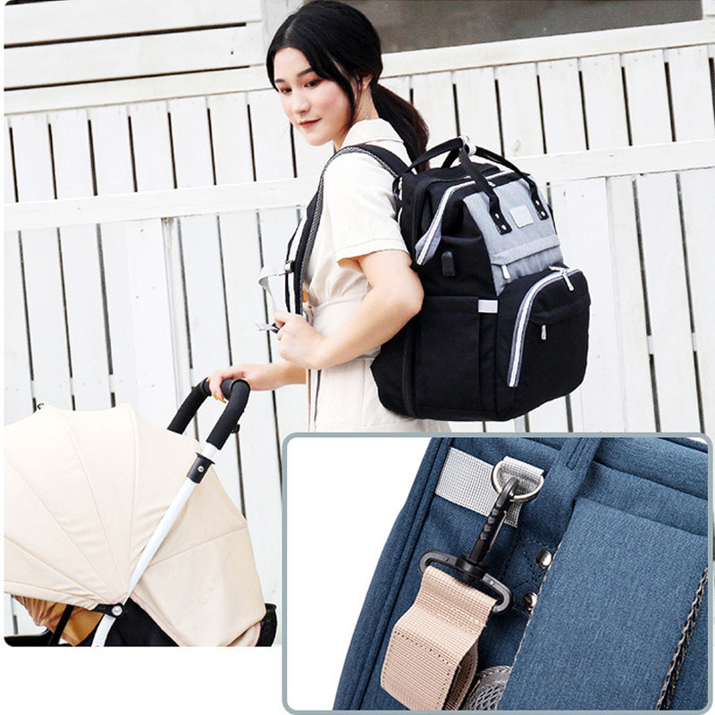 Urban Trendly Waterproof Travel Diaper Bag Portable Crib