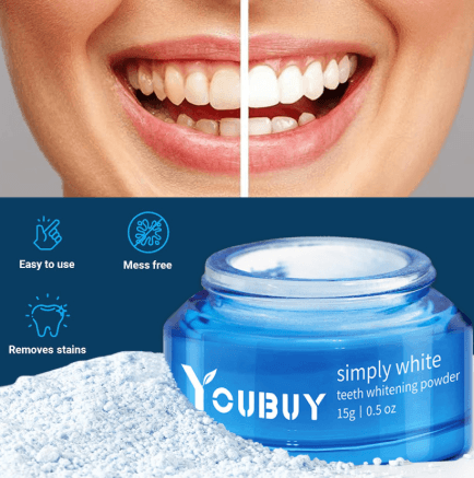 Urban Trendly Teeth Whitening Brightening Powder Smile